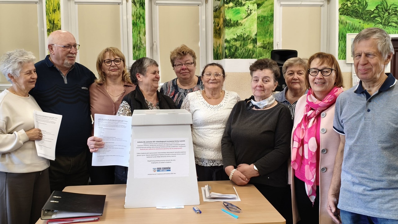 Seniorzy z gminy Leoncin zabiorą głos. Rusza ważne badanie potrzeb mieszkańców 60+