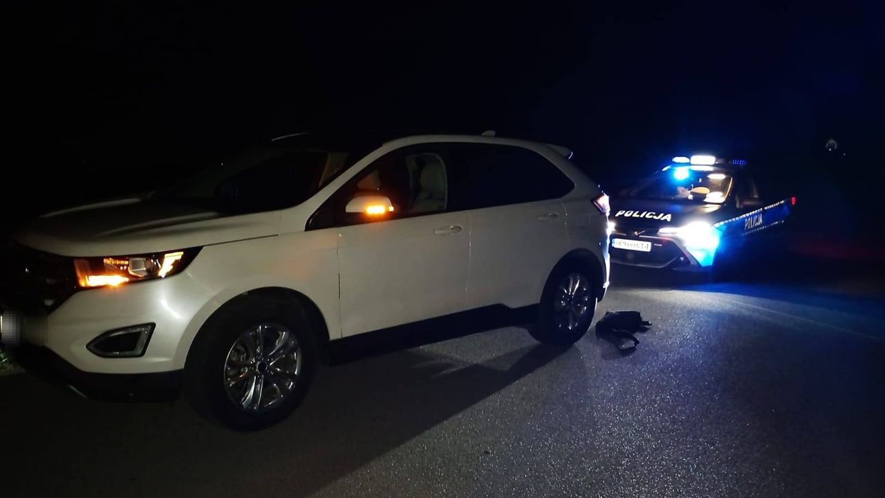 Potrącenie pieszego w gminie Raciąż. Nieprzytomny mężczyzna trafił śmigłowcem do szpitala