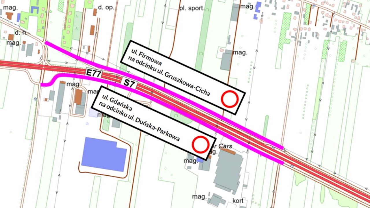 Utrudnienia na DK7. Zamkną drogi równoległe na dwa dni