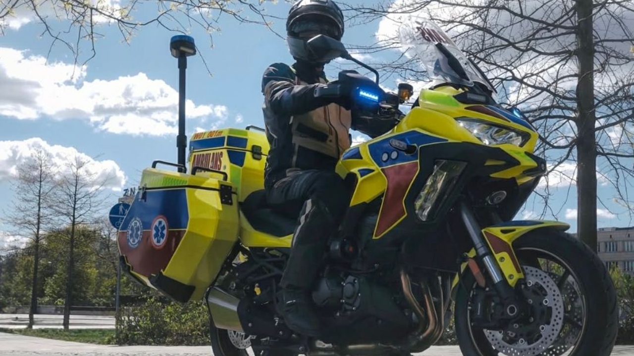 Motocyklowa Jednostka Ratunkowa ruszyła na ulice Warszawy