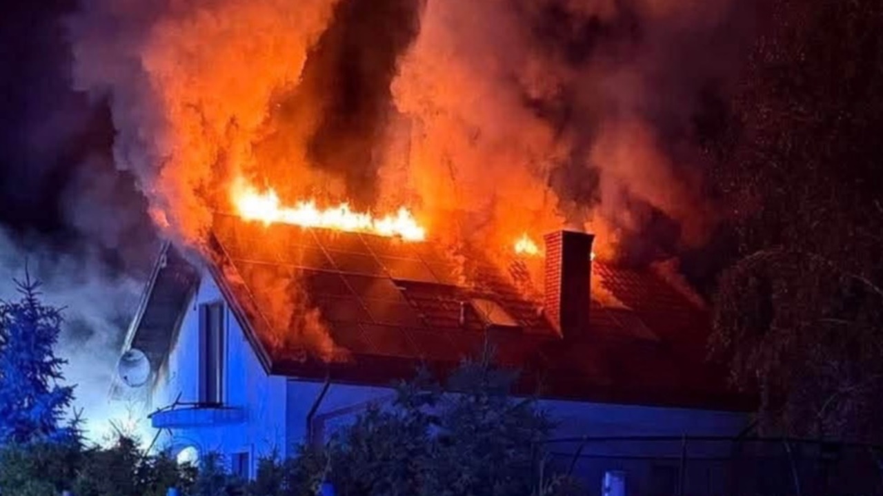 Apel o pomoc! Rodzina z gminy Pomiechówek straciła dom w pożarze