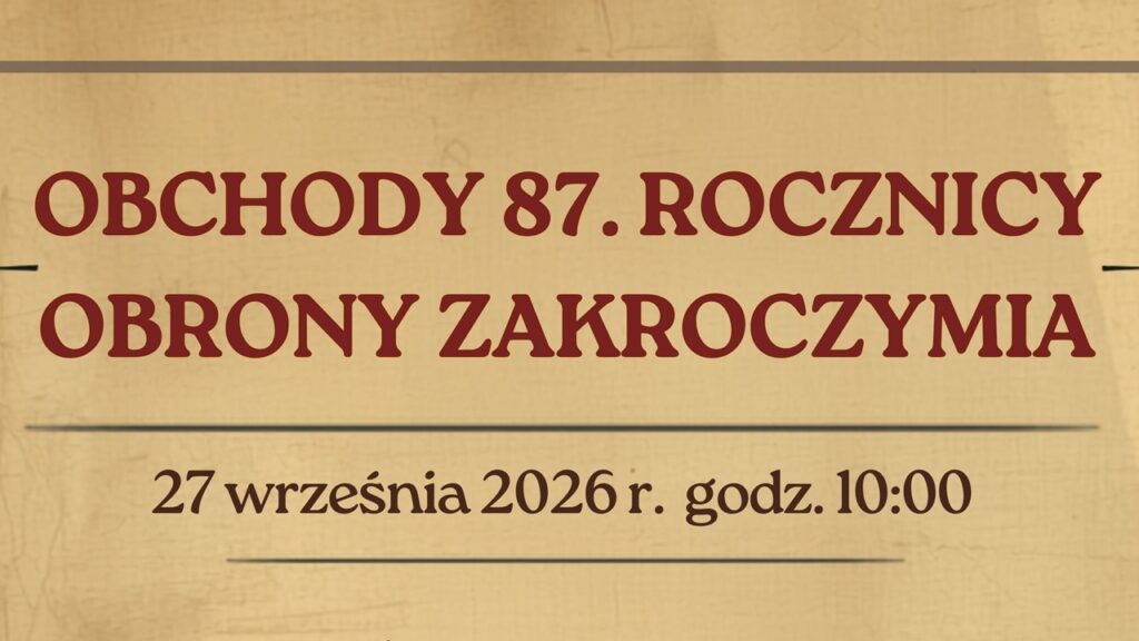 87. rocznica Obrony Zakroczymia. Uroczystości już 27 września