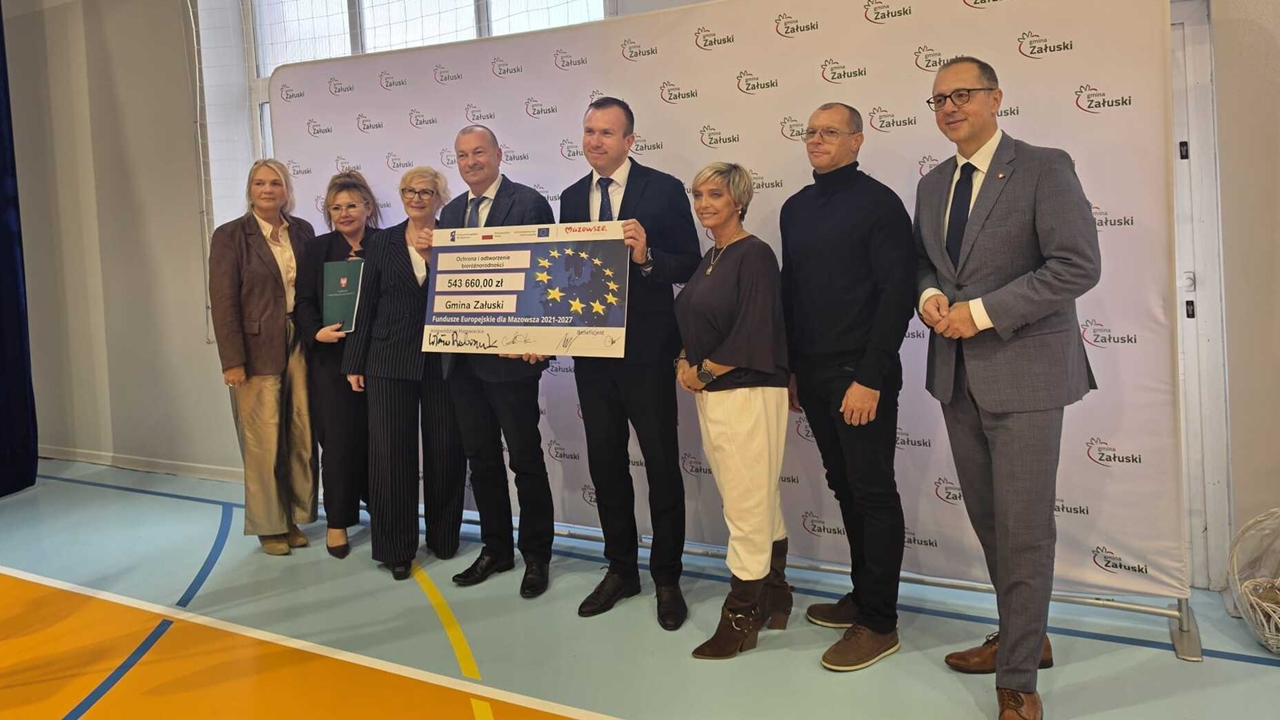 Ponad 5,3 mln zł z UE dla gminy Załuski