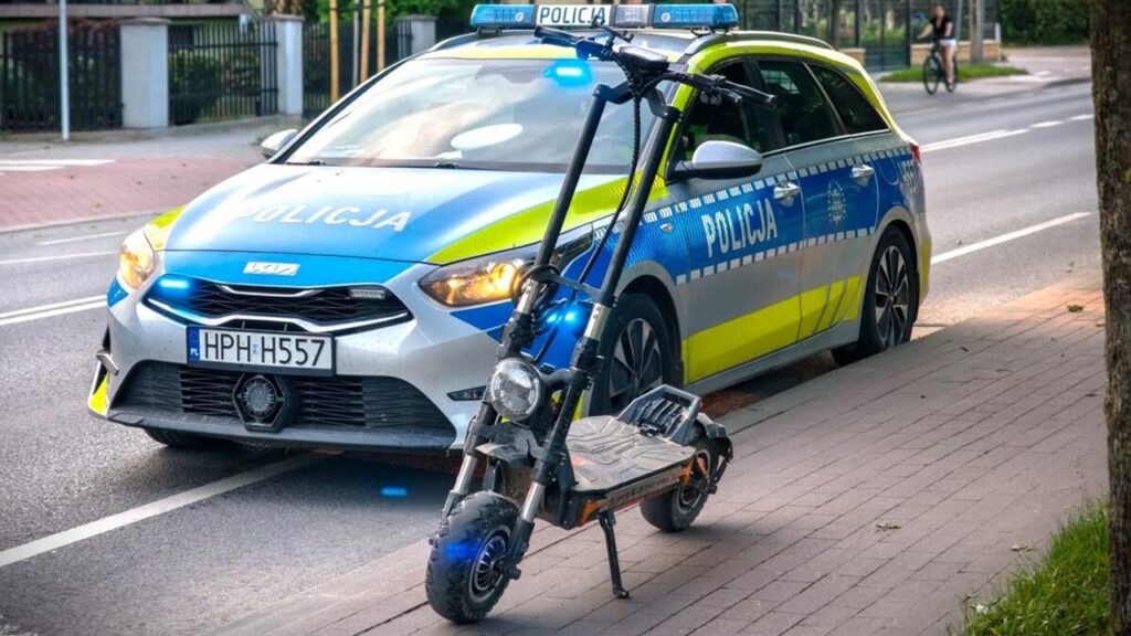 Policja skontrolowała 112 hulajnóg elektrycznych. Są mandaty i wnioski do sądu