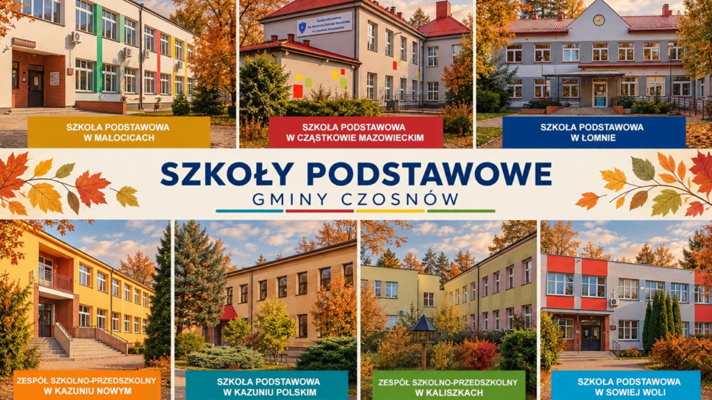 Radni i władze gminy Czosnów odwiedzili szkoły. Sprawdzali stan budynków i potrzeby placówek