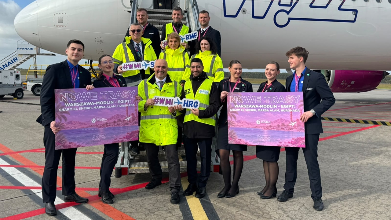 Z Mazowsza nad Morze Czerwone. Wizz Air i Lotnisko Warszawa – Modlin inaugurują loty do Egiptu